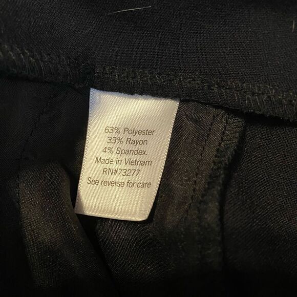 *NWT* Nine West Black Small Short Pants - Picture 6 of 7